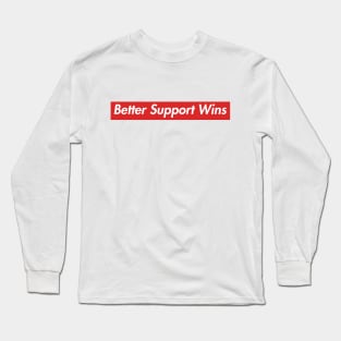 support wins Long Sleeve T-Shirt